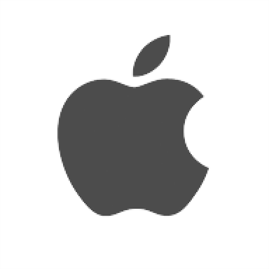 Logo Apple (escala de grises)