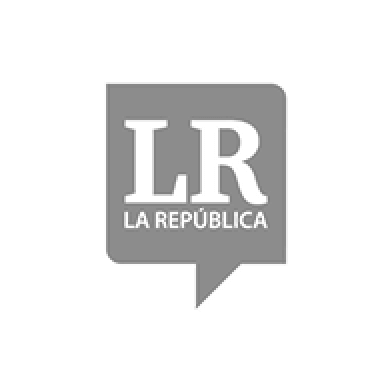 Logo La República (escala de grises)